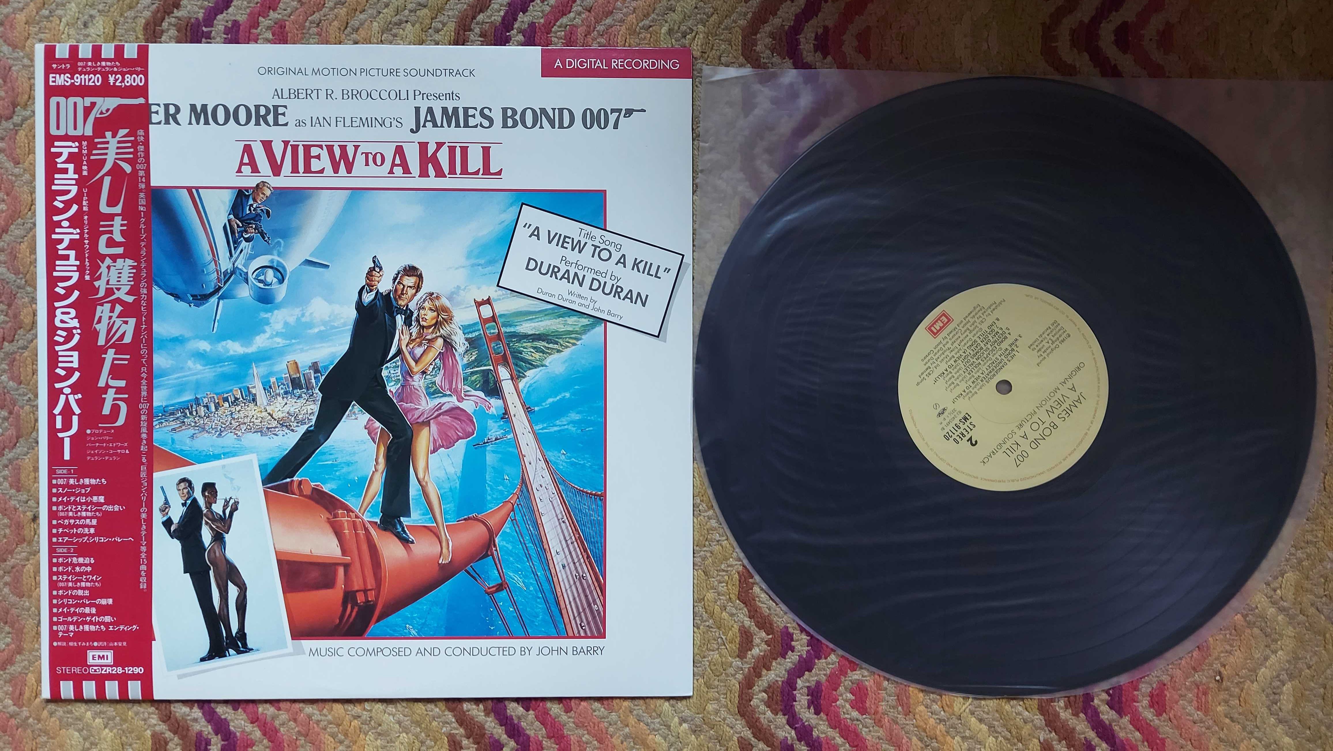 Soundtrack 007 A View To A Kill (Original  Jul3, 1985 Japan (NM/NM) 1P