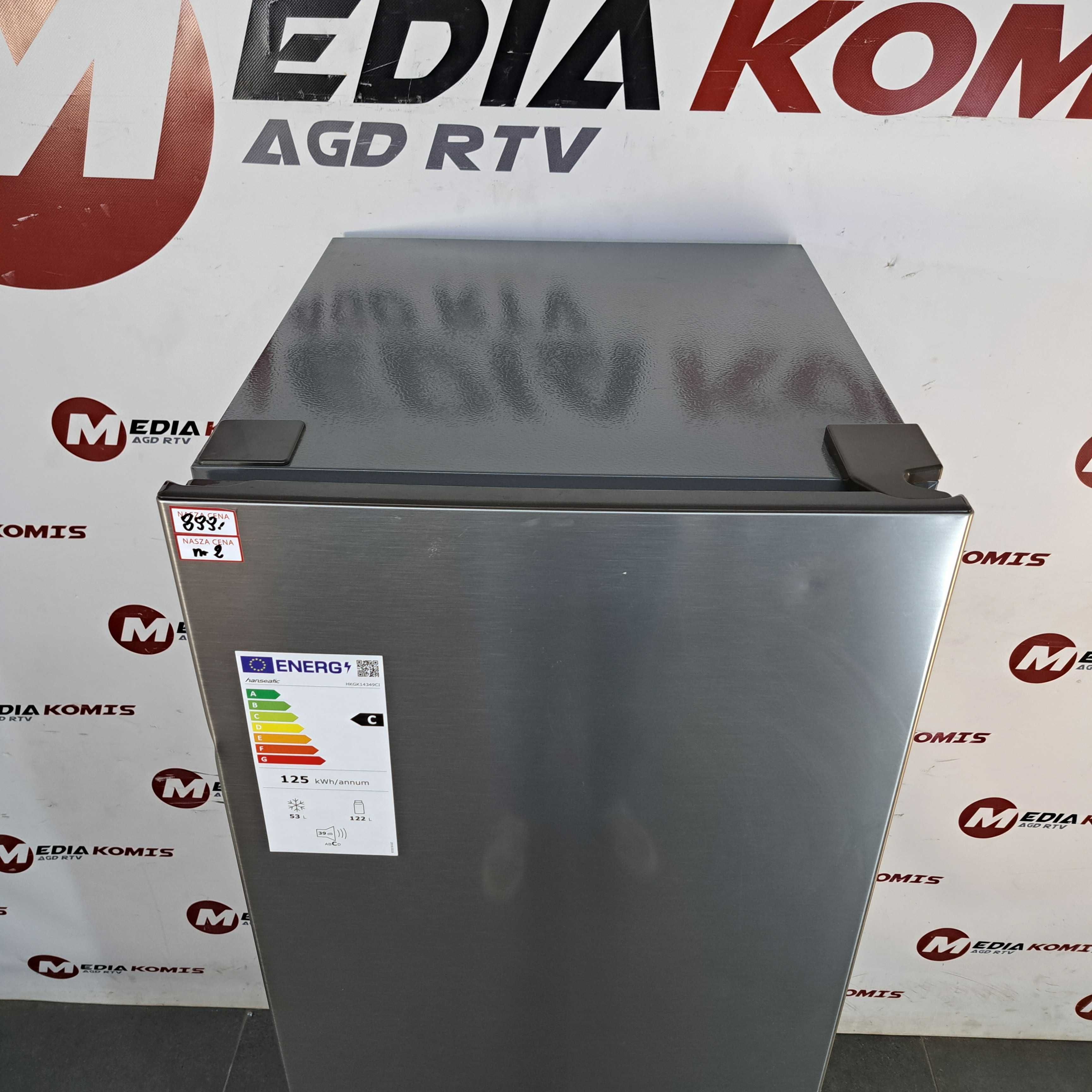Lodówka Hanseatic HKGK14349CI [2lata gwar] C/143cm wys/175lit/39dB [2]