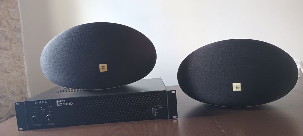 Vendo conjunto de Power Amp + Speakers