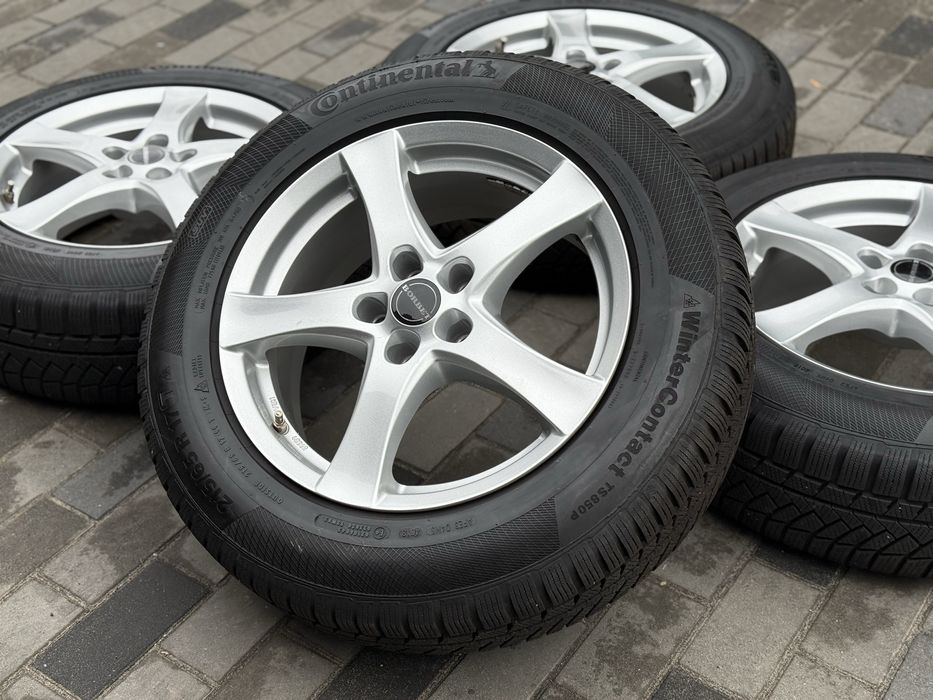 Диски  R17 5x112 7J ET40 Borbet +зима Continental 215/65