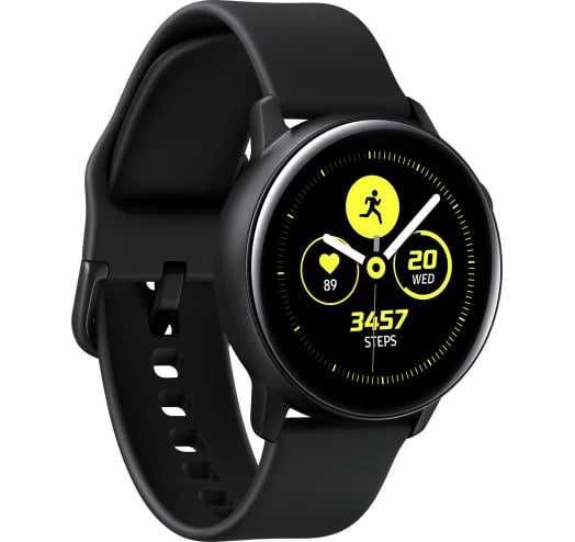 Смарт-часы Samsung Galaxy Watch Active Black Super AMOLED 1.1”, NFC
