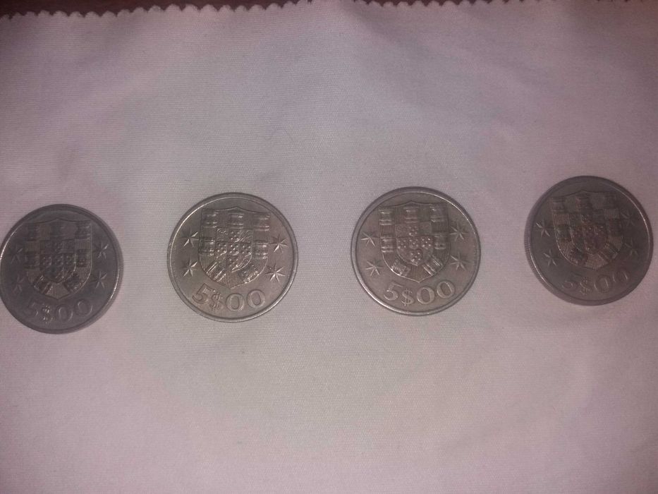 Moedas portuguesas de 5 escudos