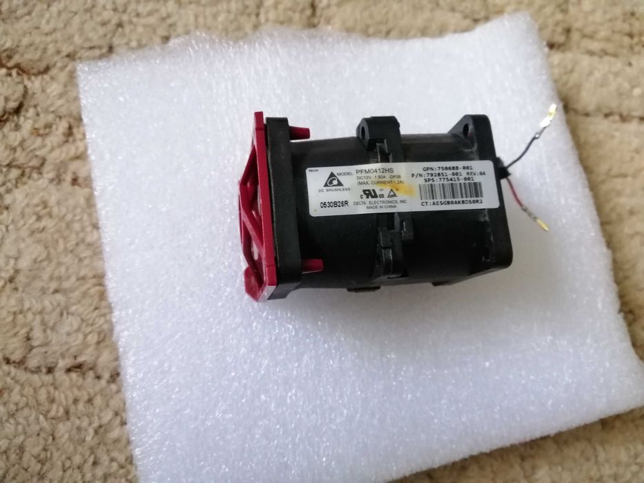 Вентилятори 40х40х56 мм 12в 1.5А 24000 об/хв для пальника.