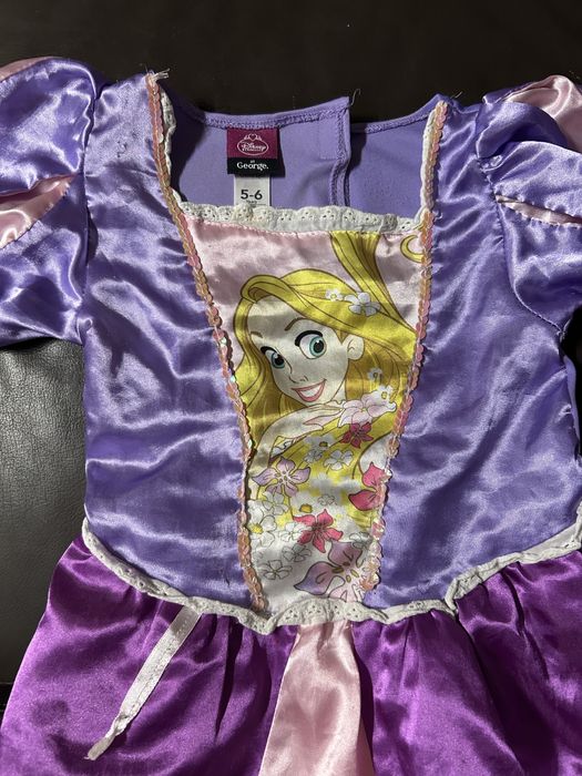 Strój Roszpunki, 5-6 lat, 110-116 cm