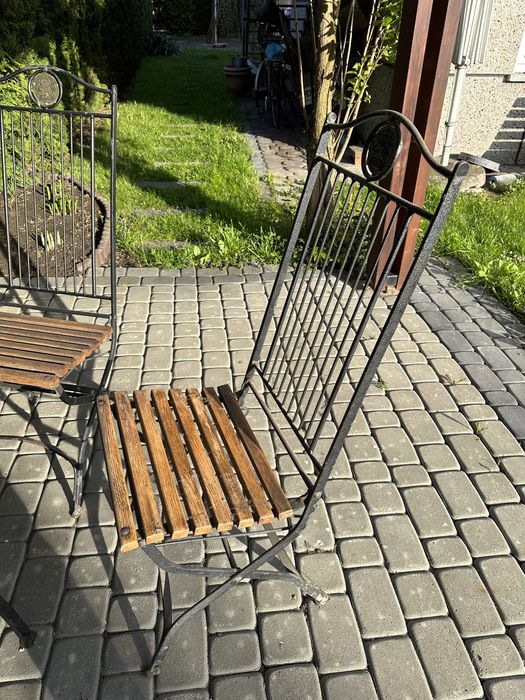Meble ogrodowe typu ogródek piwny