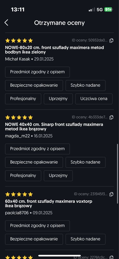 80x10 cm. S I N A R P front szuflady  ikea metod