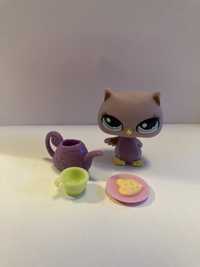 Littlest Pet Shop sowa w zestawie podwieczorkowym