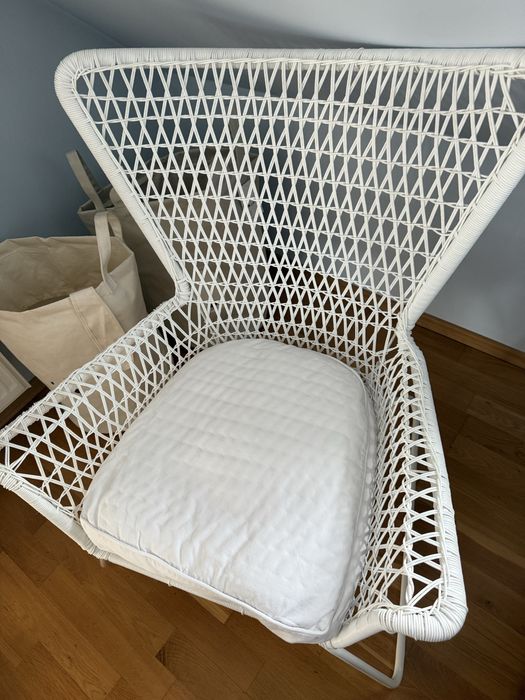 Fotel HOGSTEN biały outdoor/ indoor