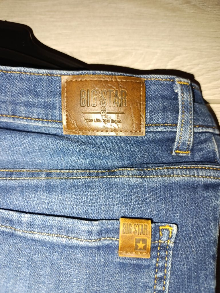 Spodnie jeansowe jeans denim big star damskie