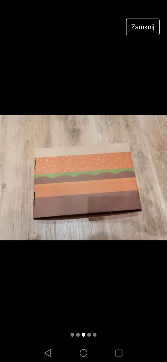 Pudełko Mc Donald's Big Mac