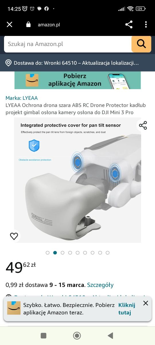 Ochrona Osłona drona do Dji 3 mini pro