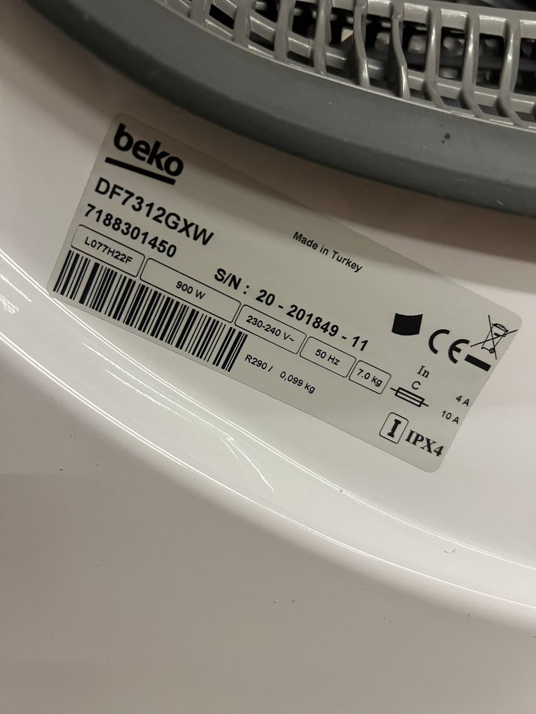 Suszarka Bębnowa BEKO DF7312GXW – 7 kg, pompa ciepła, Slim, A+