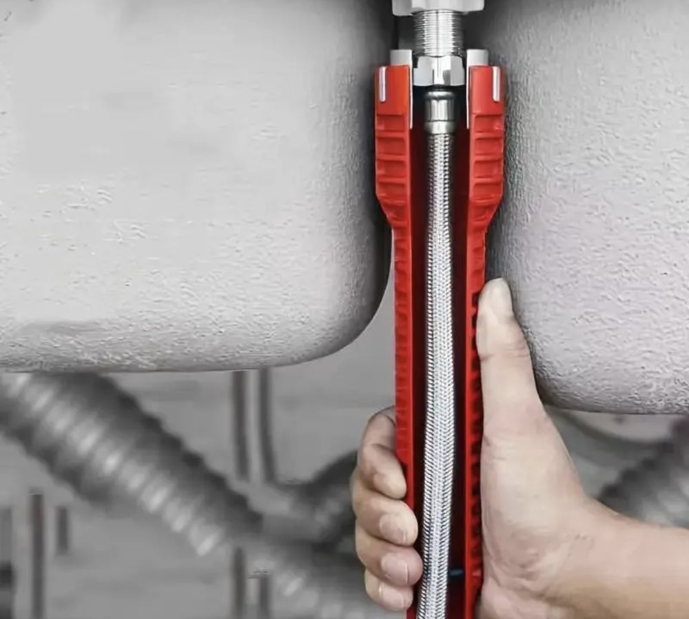 Uniwersalny klucz nasadowy do instalacj kranów i zlewów 5w1