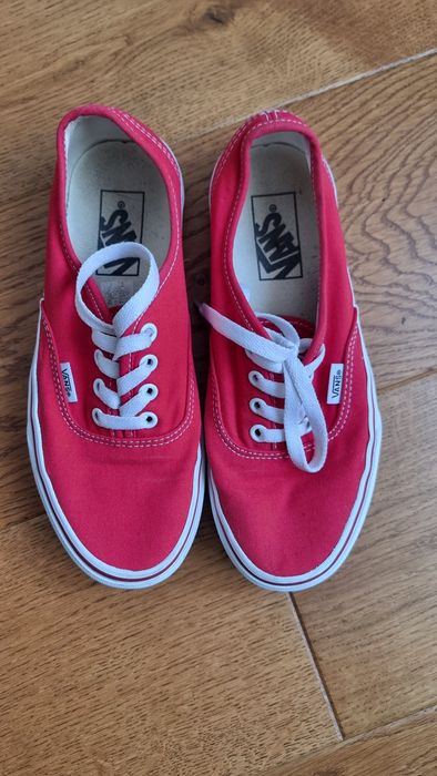 Trampki/sneakersy VANS Authentic czerwone rozm. 37
