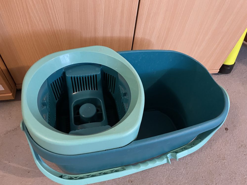 LEIFHEIT Clean Twist M Ergo zestaw wiadro mop płaski