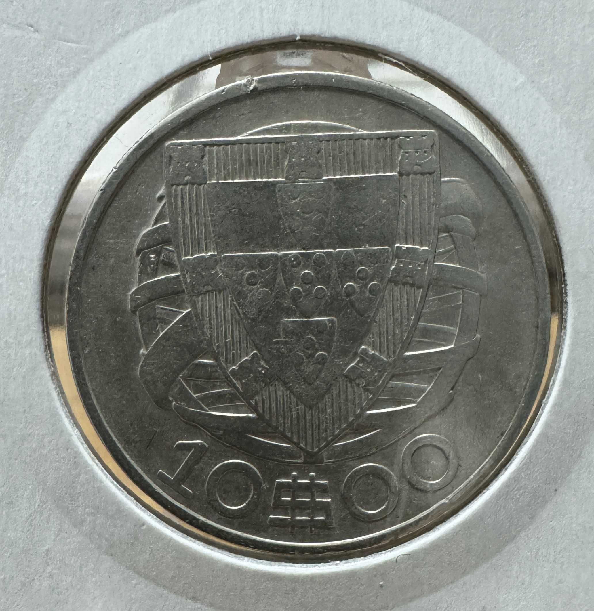 10$00 escudos prata 1940, 1934 e 5$00 1933