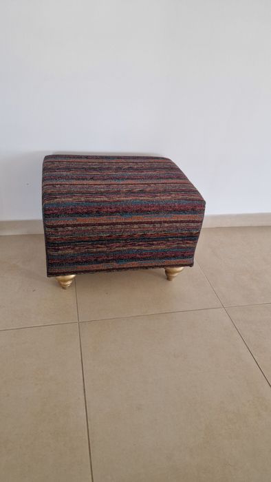 Pufa kolorowa.  Wymiar 40x70 cm wys. 42 cm