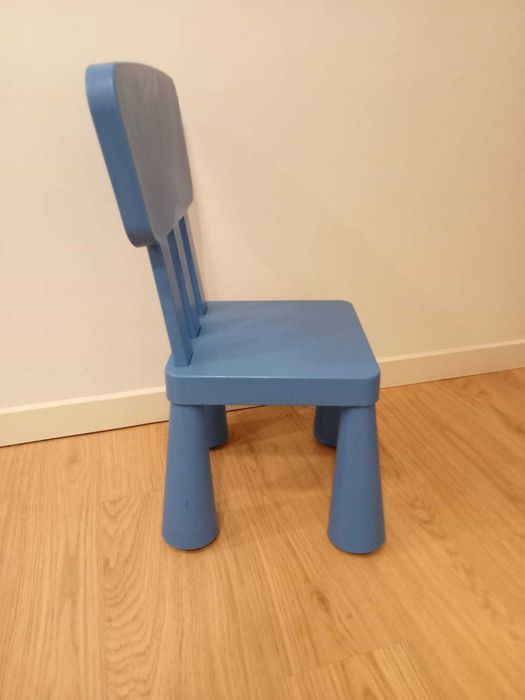 Cadeira criança azul ikea Mammut