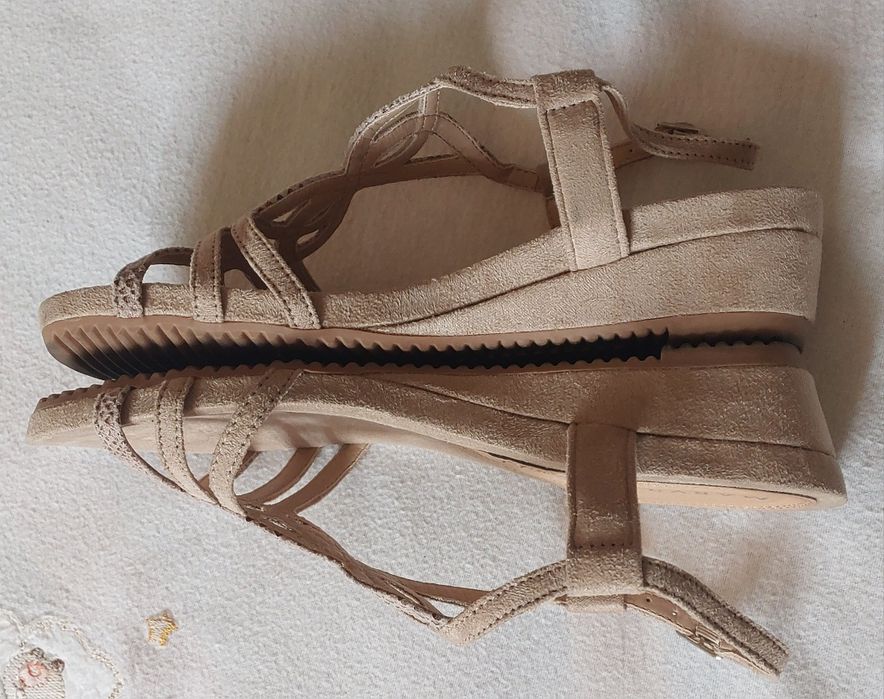 Sandálias Beges Cunha, 37