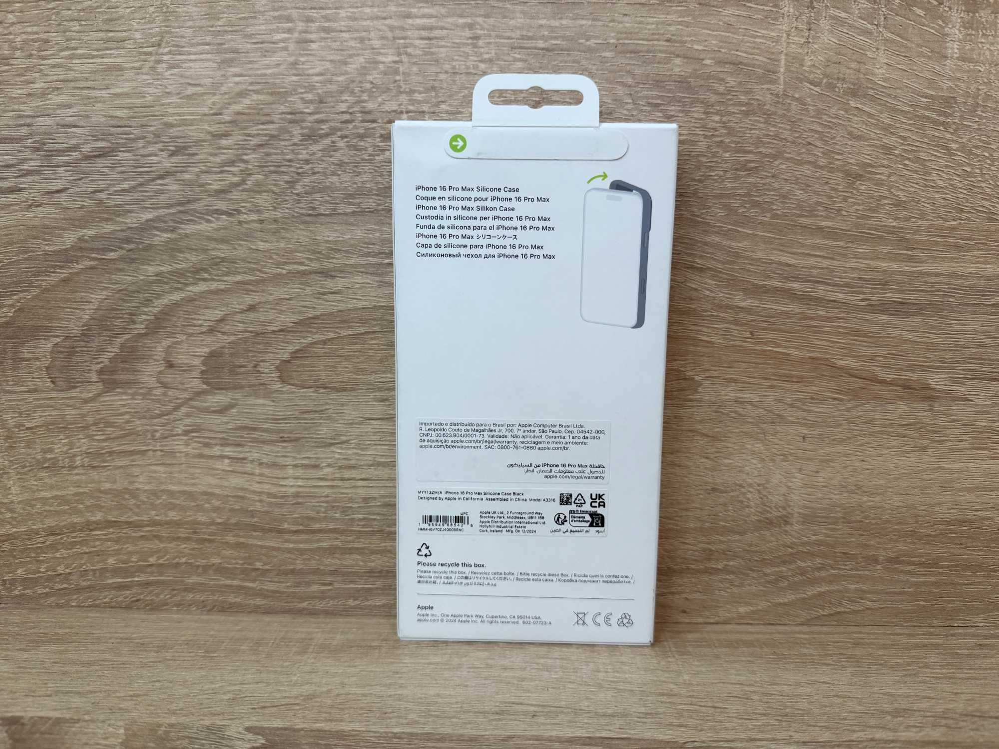 Oryginalne Plecki Apple iPhone 16 Pro Max Black Zaplombowane Okazja