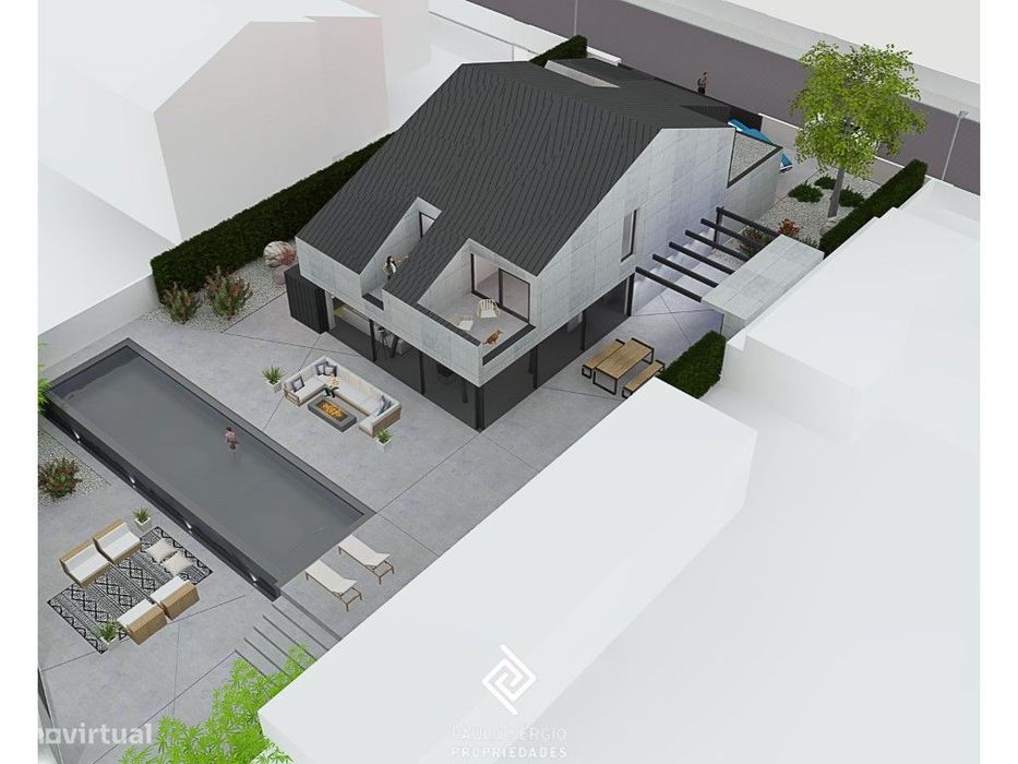 Moradia T4 a 700 metros da praia em Miramar