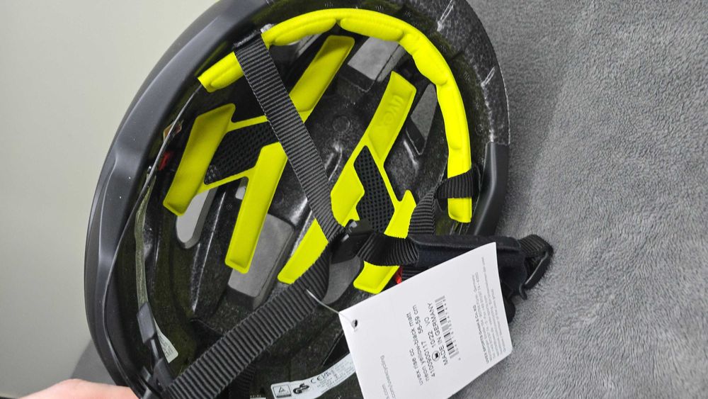 Lekki Kask rowerowy UVEX RISE CC Neon Yellow Bk Matt rozmiar 56-59 cm