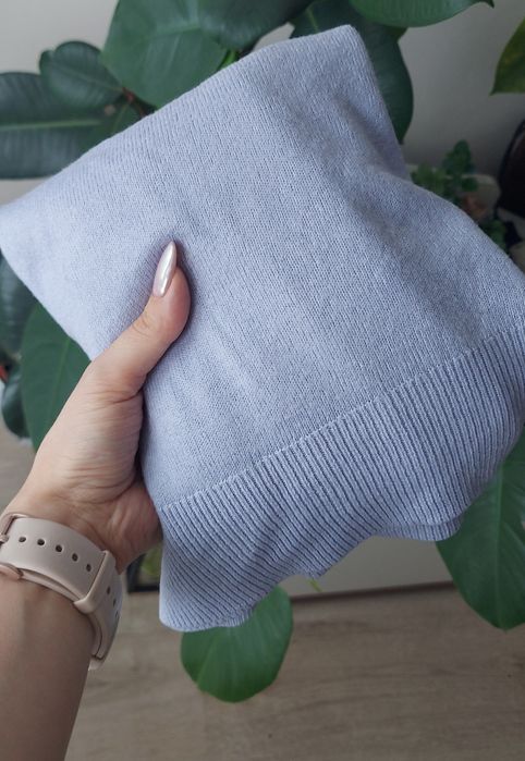 Fioletowy niebieski lekki cienki sweterek Marks&Spencer M&S S/M