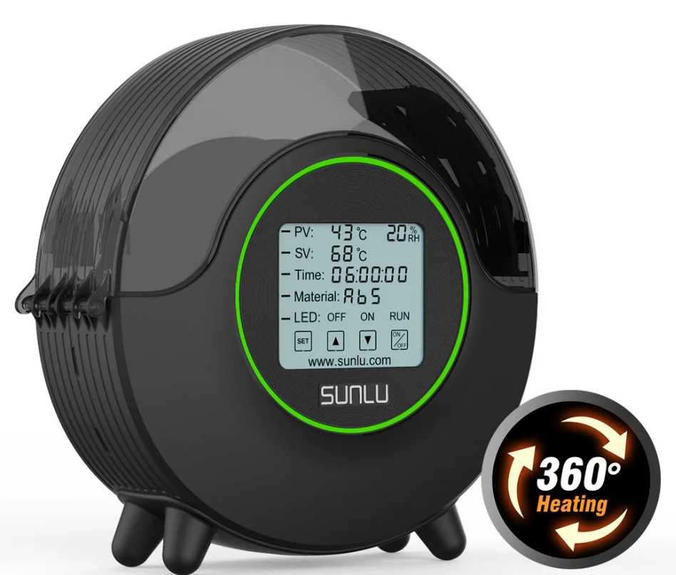 Сушарка для філаменту, сушарка нитки Sunlu FilaDryer S2, 3d сушка 70C