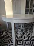 stół biały ikea 115cm złożony/165cm rozłożony