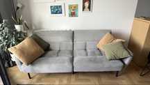 Kanapa sofa rozkładana/do spania, skandynawski styl