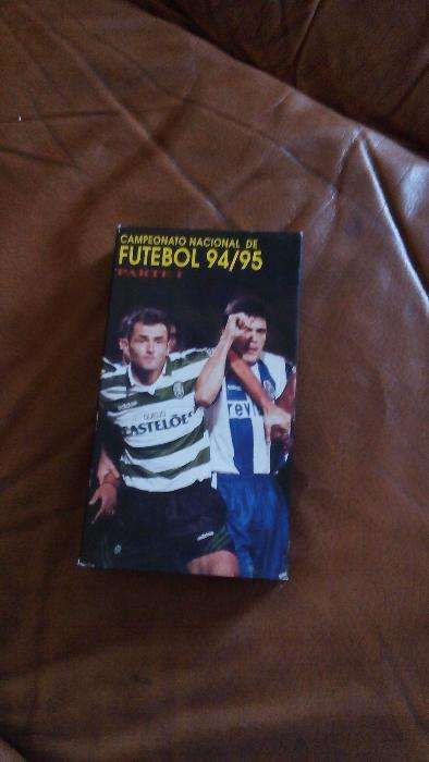 2 Cassetes VHS (I e II parte) campeonato nacional de futebol 94/95