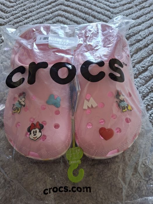 Crocs Minnie Classic K Novas Originais 34/35
