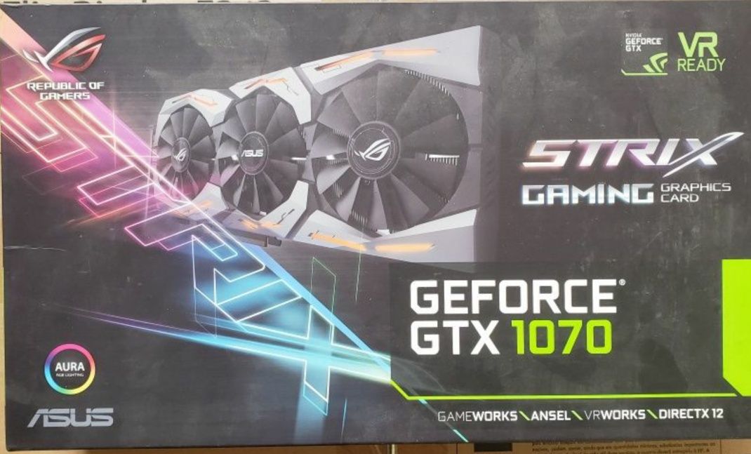 Nvidia GeForce  GTX 1070 Asus Strix