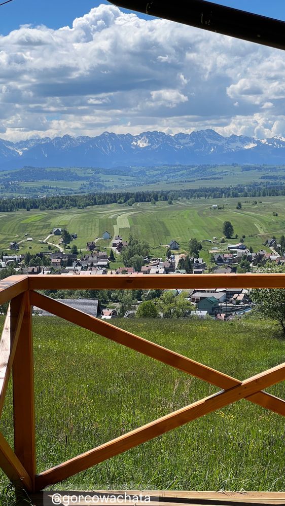 domek na wynajem nocleg w górach nocleg z widokiem Podhale Gorce Tatry