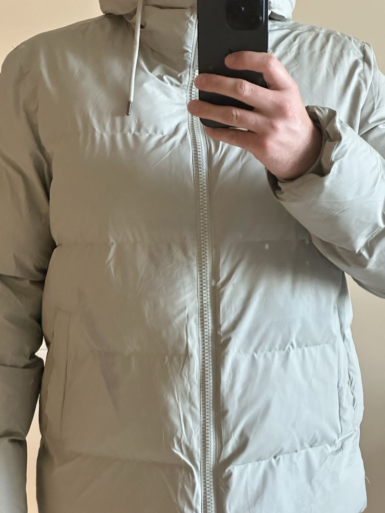 Зимова Куртка чоловіча Rains Puffer Jacket, M, з дефектом