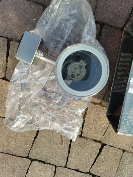 Lampa Ścienna Stal Nierdzewna