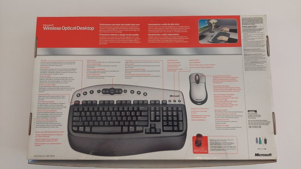 Teclado sem fios Microsoft