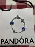 Pulseira pandora azul olho turco