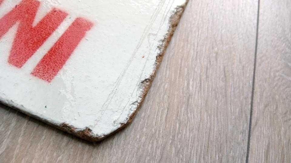 Dawna tablica kierunkowa autobusu komunikacji miejskiej w Szczecinie