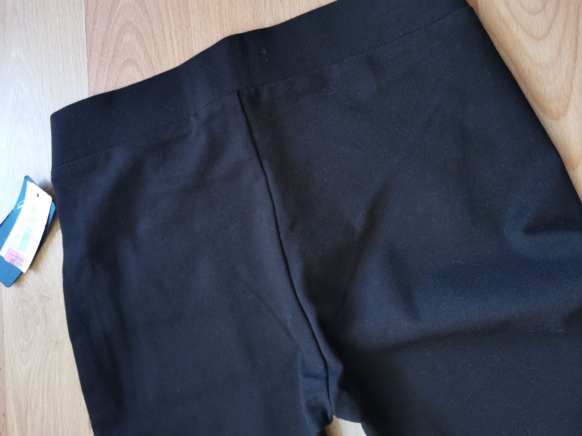 Legginsy damskie czarne gruby materiał rayon nieprześwitujące XS NYDJ