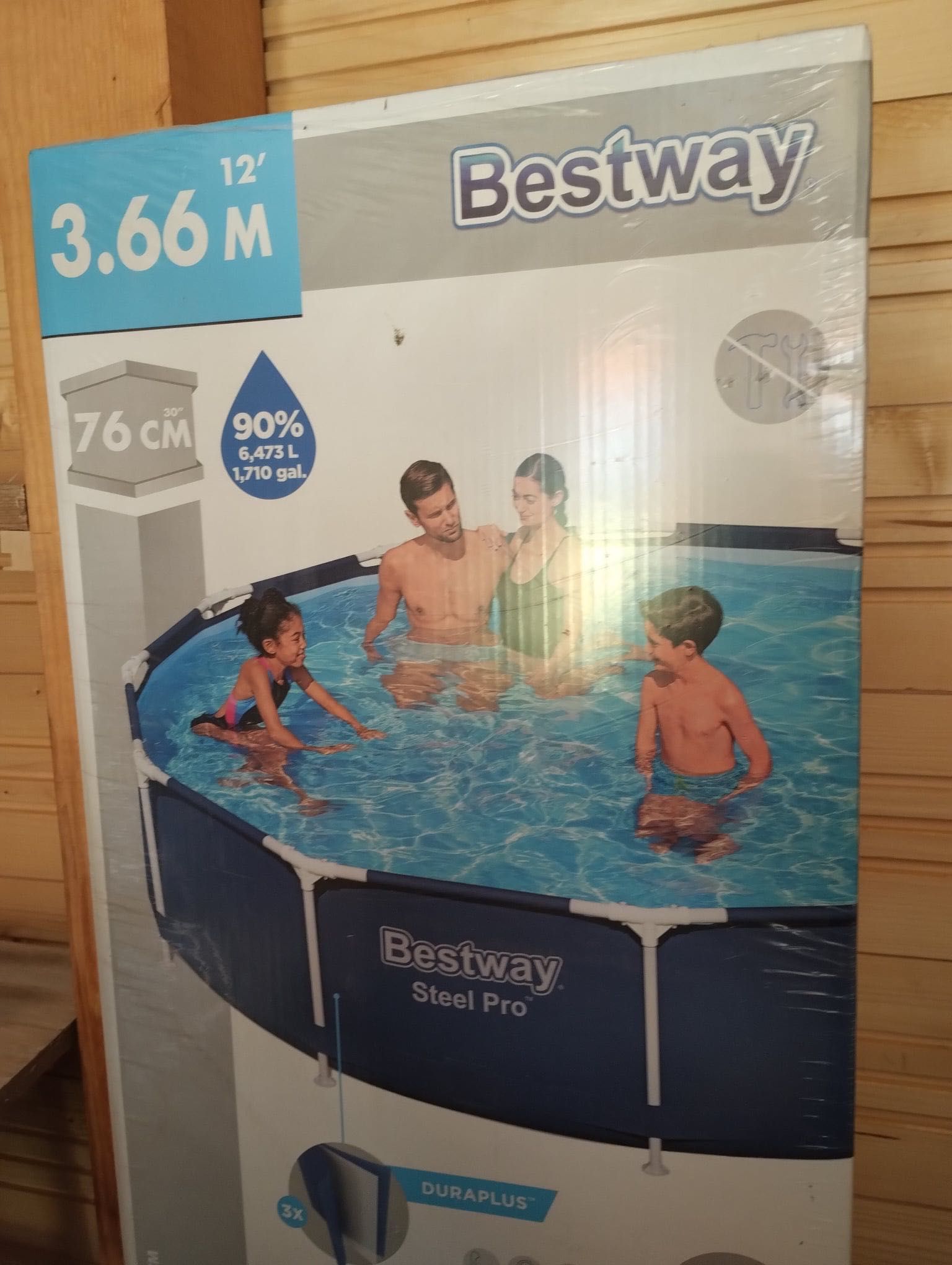 Basen stelażowy Bestway 3.66