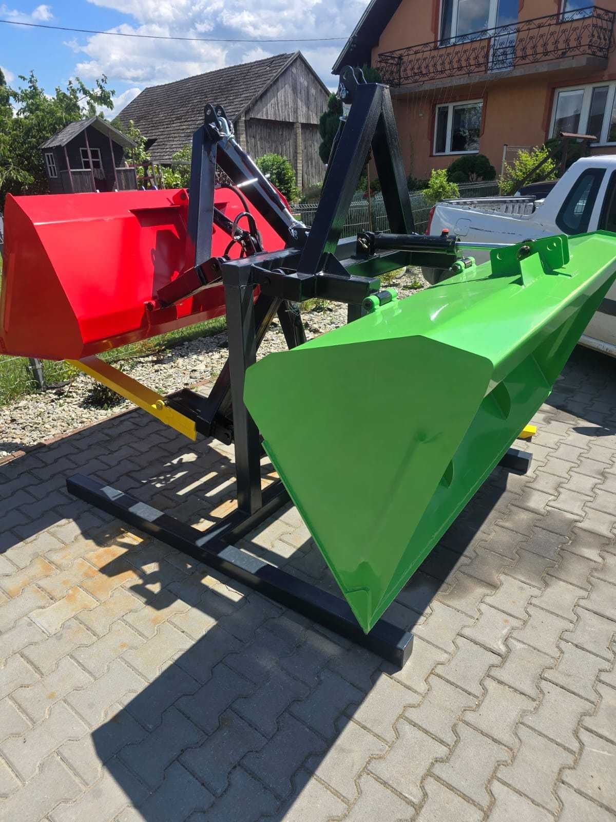 Łyżka na tuz z kiprem hydraulicznym Szufla Łycha transport