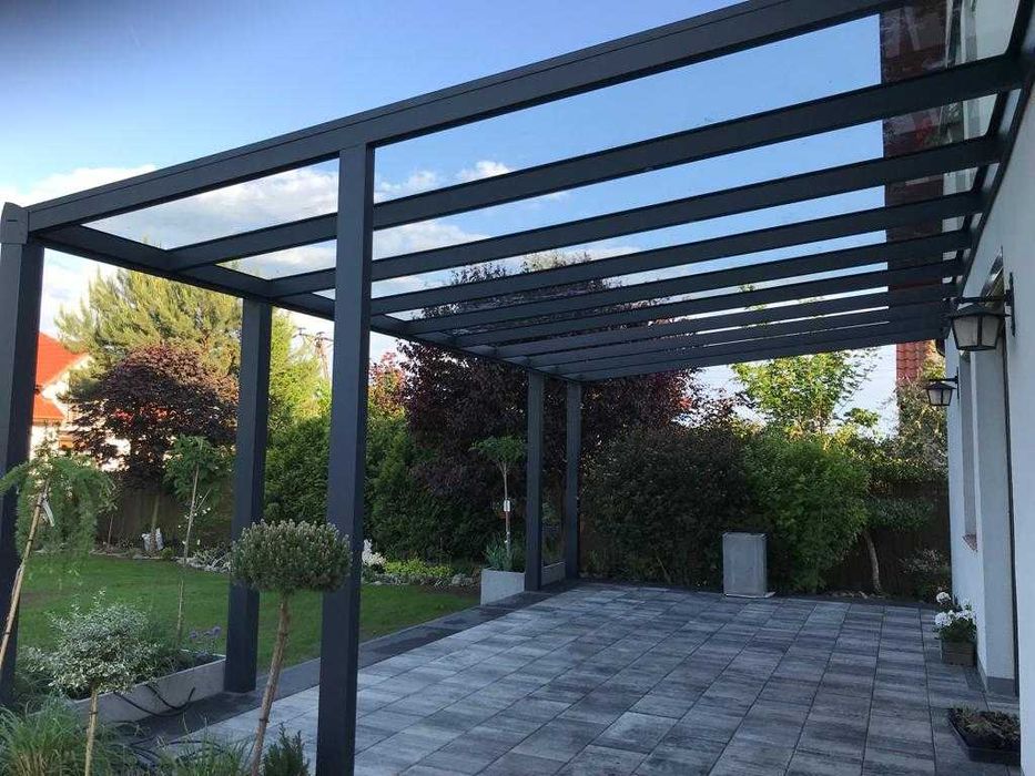 zadaszenie tarasowe aluminiowe 4,06x3