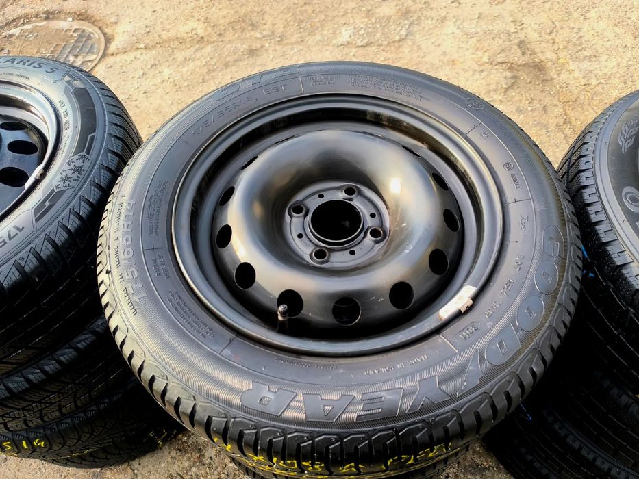 4x108 Felgi Stalowe Stal 14 Koła Letnie Lato CITROEN BERLINGO C2 C3 ELYSEE XSARA PEUGEOT PARTNER 206 206+ + 1007 306 5,5mm Legnica ALU-RAD 175/65