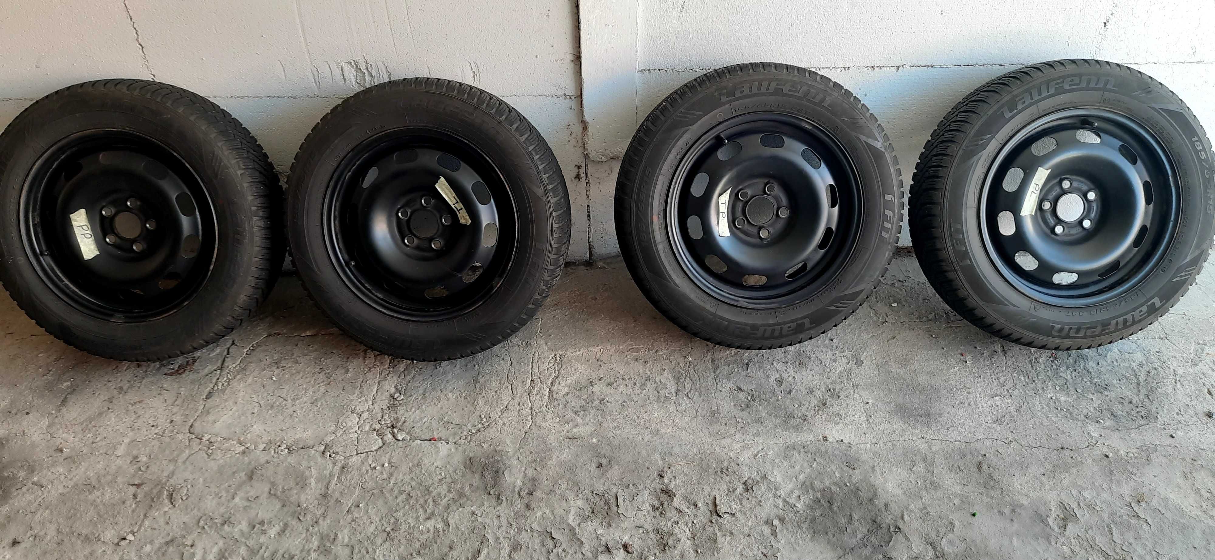 Opony z felgami  stalowymi zimowe