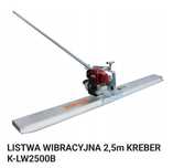 Listwa łata wibracyjna kreber 2,5 m ,zacieraczka , buława
