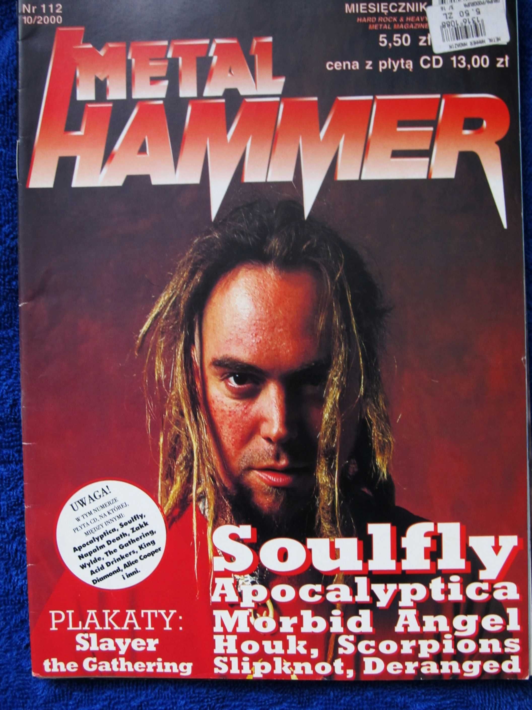 Metal Hammer 10/2000 Soufly,Apocalyptica,Morbid Angel,Houk