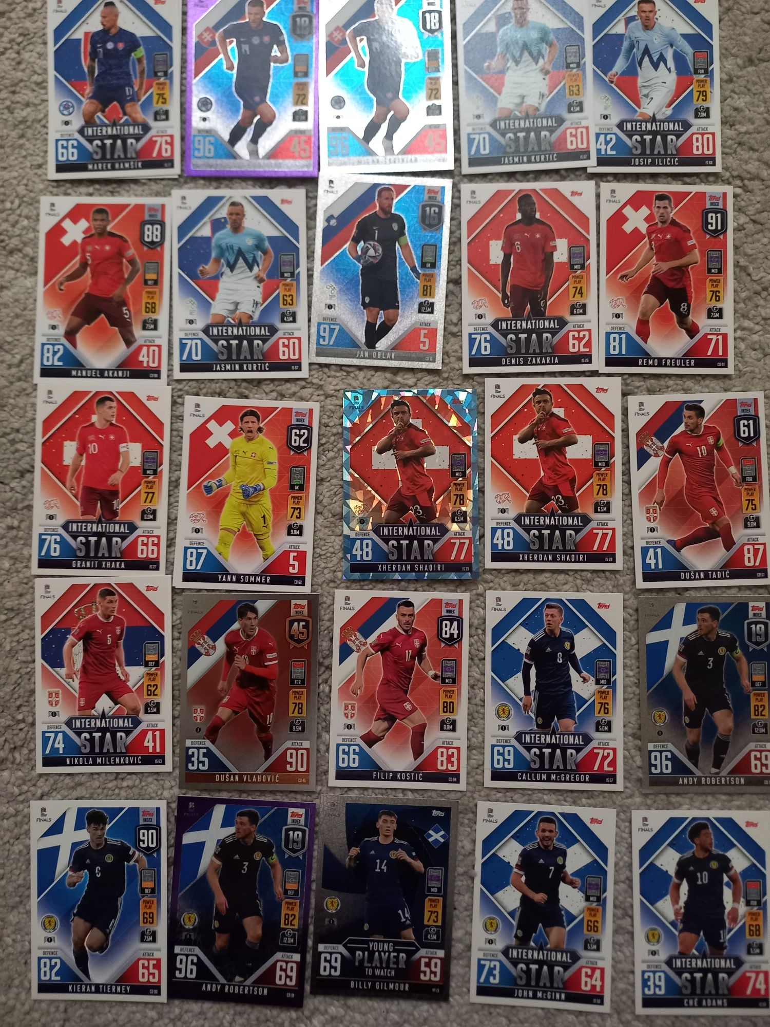 Match attax 101  Road to UEFA Nations League