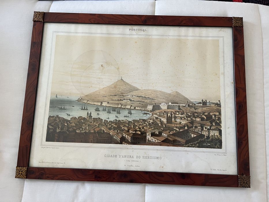Litografia Cidade D’Angra do Heroismo