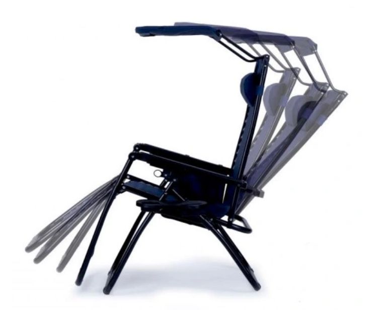 Zestaw Leżak Leżanka Krzesło Fotel Z Daszkiem Ogrodowy Tarasowy